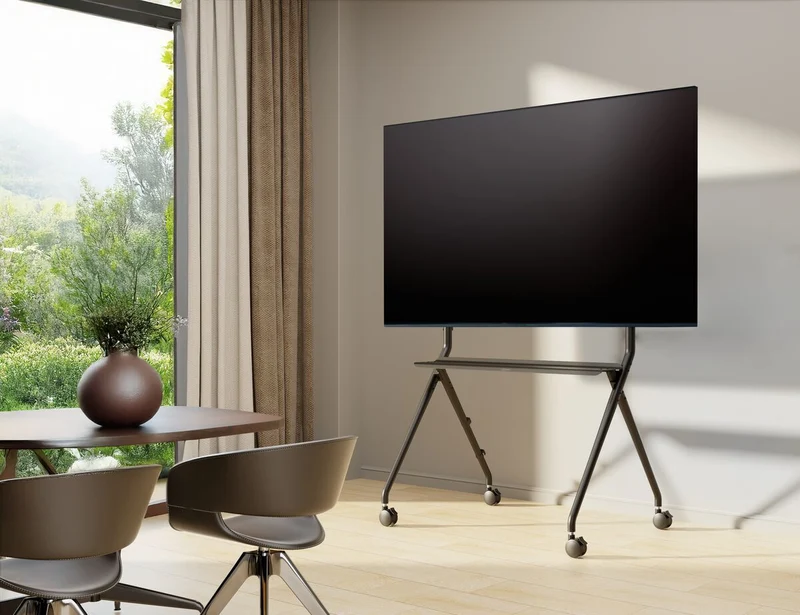 Vogel's Essential T1011 B Display-Rollständer | Flexibel & Stabil bis 86 Zoll