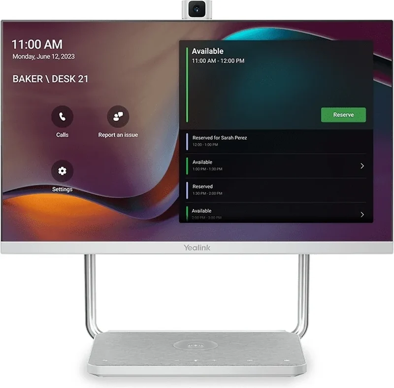Yealink DeskVision A24 - 4K 24" Touchdisplay Lösung mit 4K Kamera, Microsoft Teams Meeting Lösung