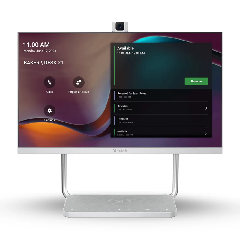 Yealink DeskVision A24 - 4K 24" Touchdisplay Lösung mit 4K Kamera, Microsoft Teams Meeting Lösung