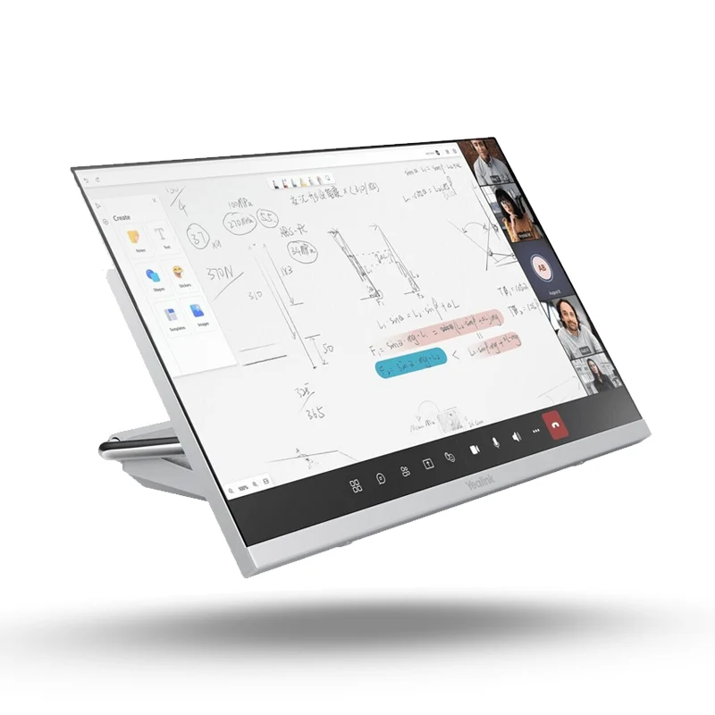 Yealink DeskVision A24 - 4K 24" Touchdisplay Lösung mit 4K Kamera, Microsoft Teams Meeting Lösung