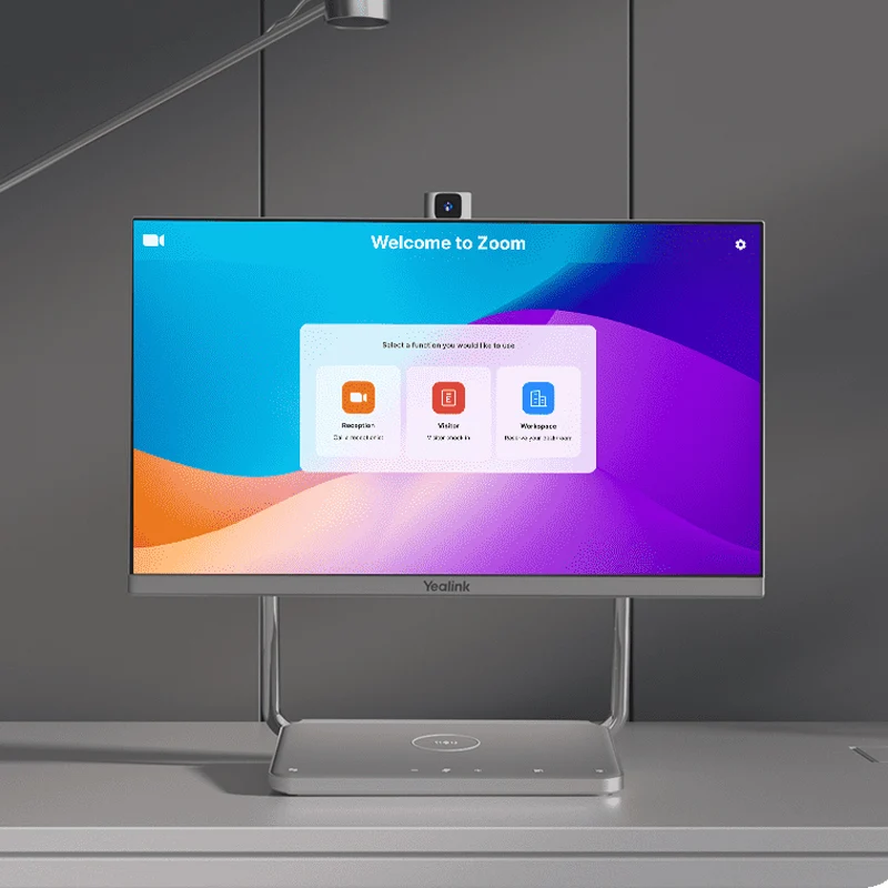 Yealink DeskVision A24 - 4K 24" Touchdisplay Lösung mit 4K Kamera, Microsoft Teams Meeting Lösung