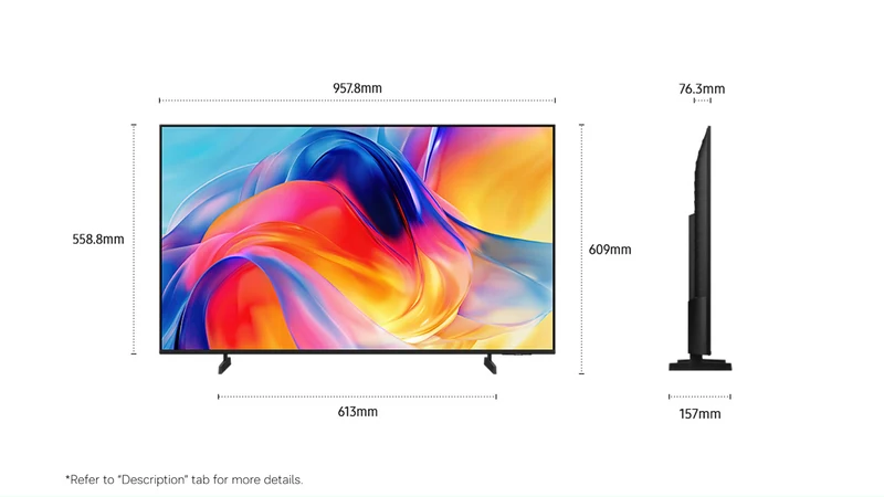 Samsung 43" M70H Mini LED 4K Smart TV 2026