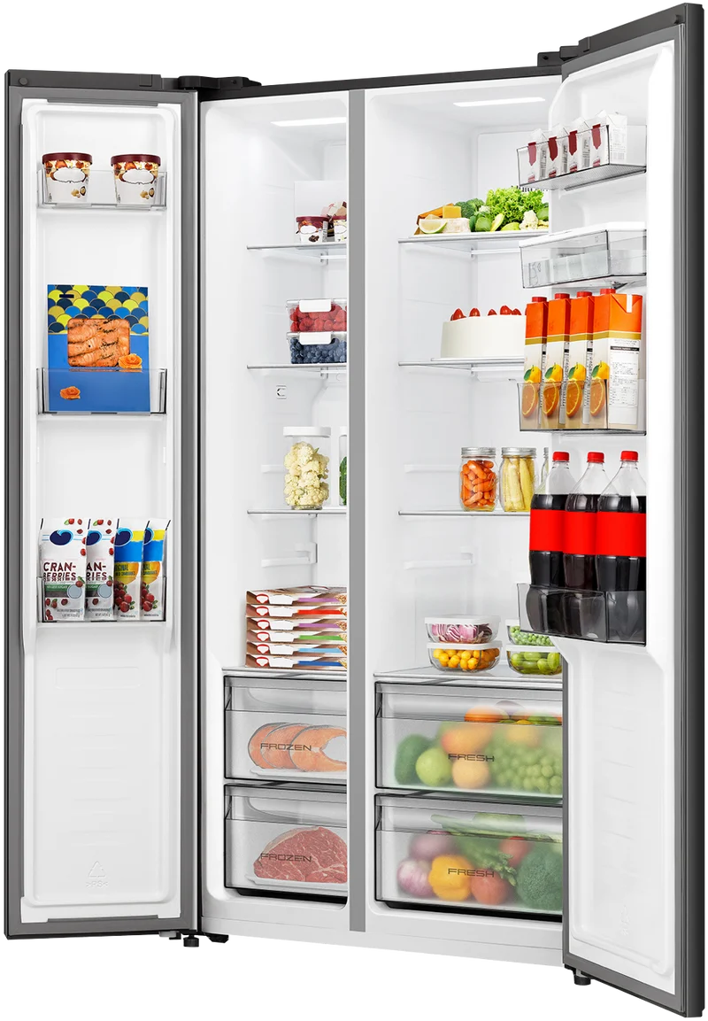 Hisense 541L Side by Side Refrigerator