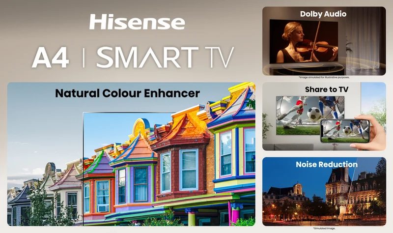 Hisense 32" A4SAU HD Smart TV 2026