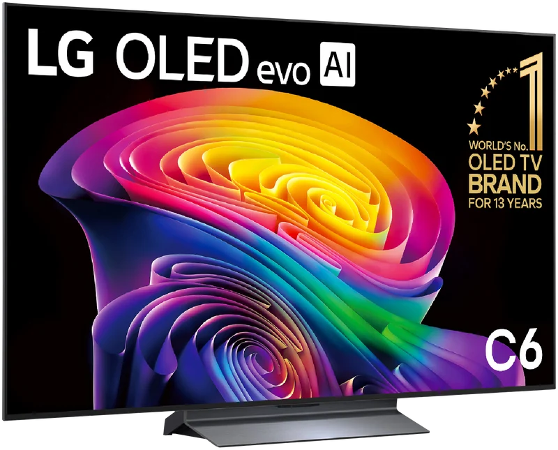LG 55" OLED EVO AI C6 4K Smart TV 2026