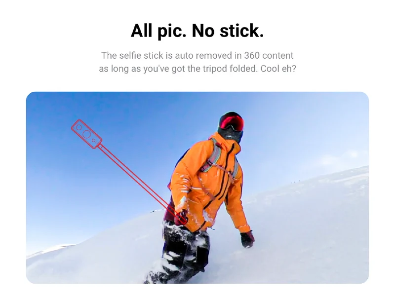 Insta360 2-IN-1 Selfie Stick and Tripod