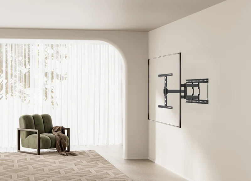 Ezymount Full-motion Slimline TV Wall Bracket - Large (43"-80")