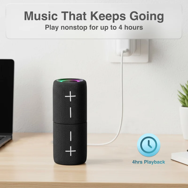 Laser Magnetic Portable Speaker