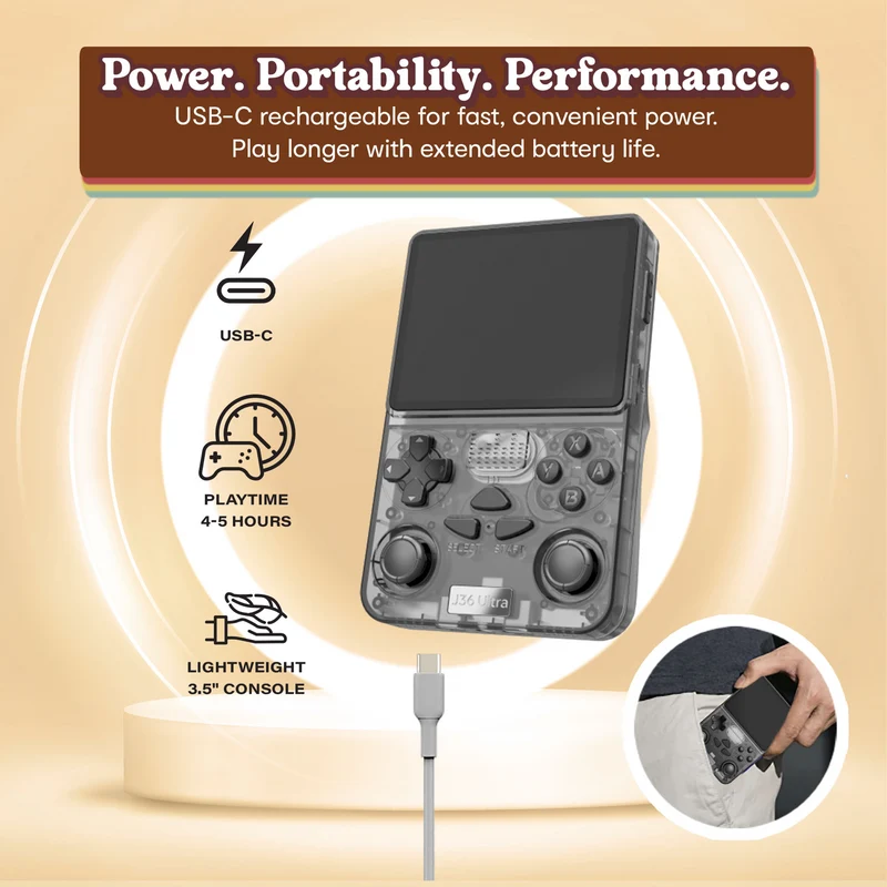 Laser 3.5" Handheld Retro Gaming Console
