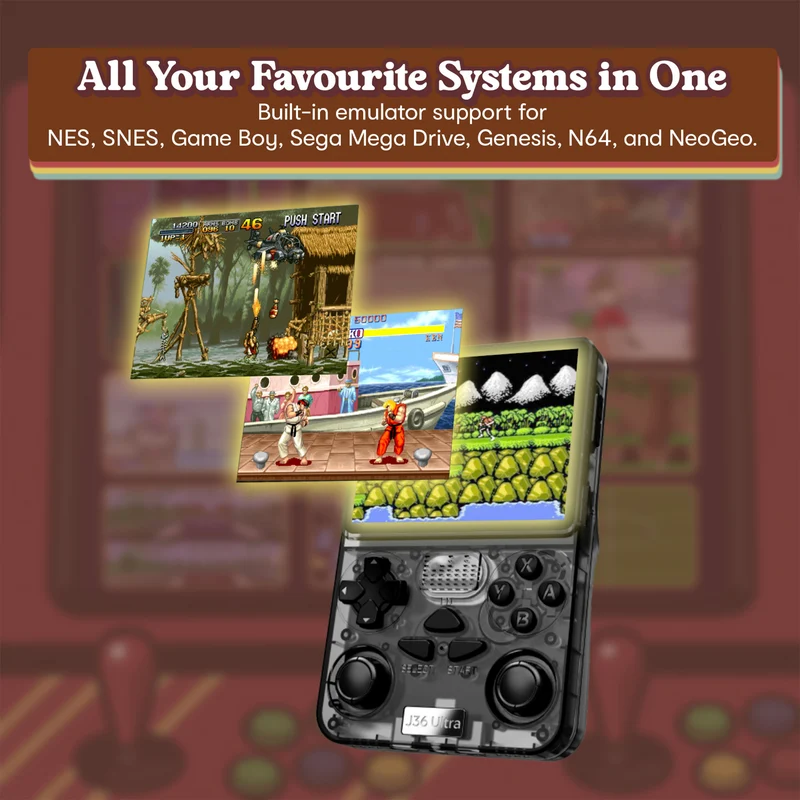 Laser 3.5" Handheld Retro Gaming Console