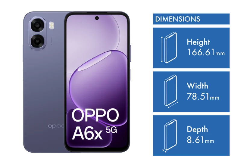 OPPO A6x 5G Black Purple
