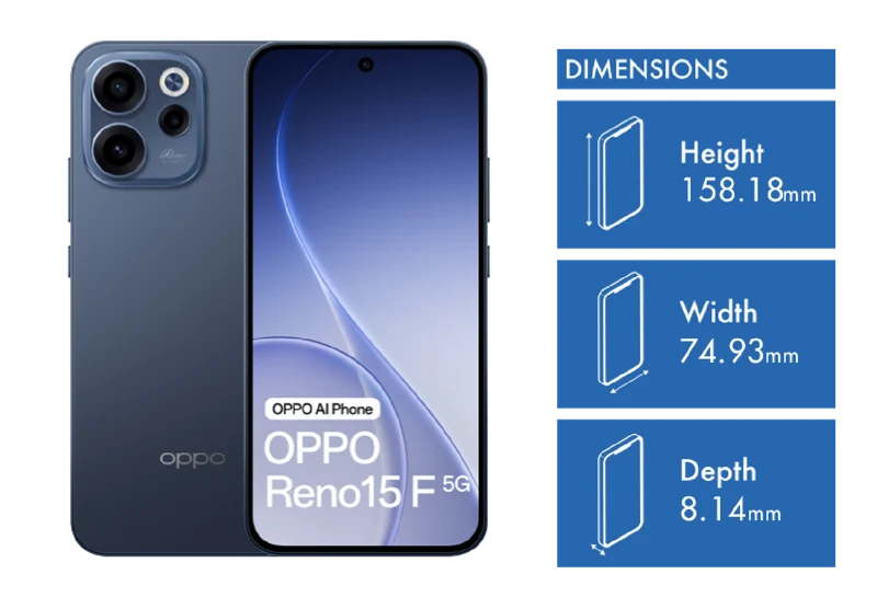 OPPO Reno15 F 5G Twilight Black