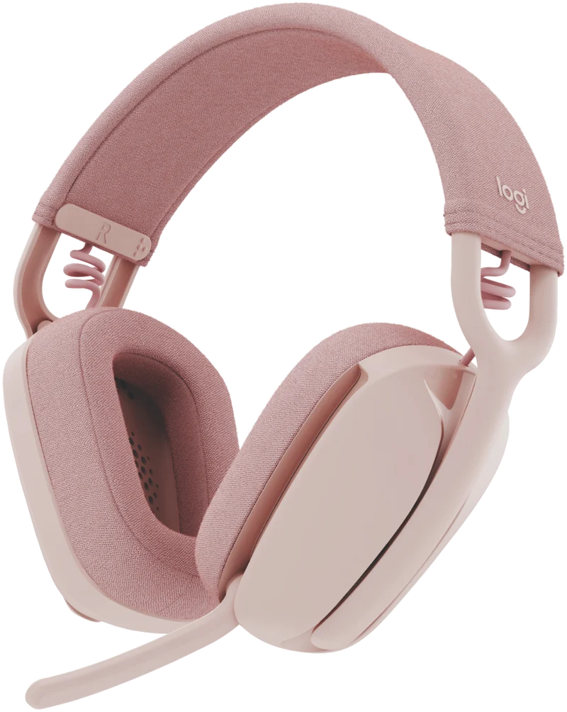 Logitech Zone Vibe 100 Headphones (Rose)