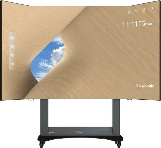 Viewsonic LDS138-151 138" COB LED Wall inkl. Rollständer und Flightcase