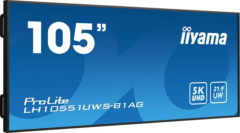 iiyama LH10551UWS-B1AG 5K Ultrawide Signage Display mit 24/7 Betrieb