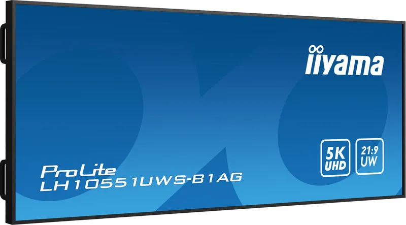 iiyama LH10551UWS-B1AG 5K Ultrawide Signage Display mit 24/7 Betrieb