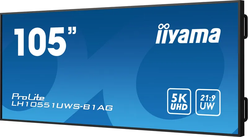 iiyama LH10551UWS-B1AG 5K Ultrawide Signage Display mit 24/7 Betrieb