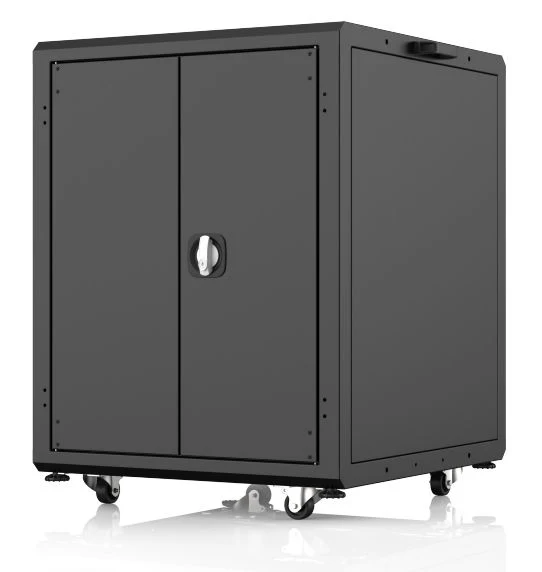Lanview verschließbarer Laptop Ladewagen für bis zu 32 Geräten