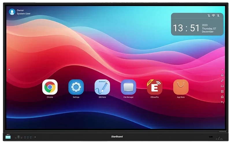 StarBoard YL5X 4K/UHD interaktives Display
