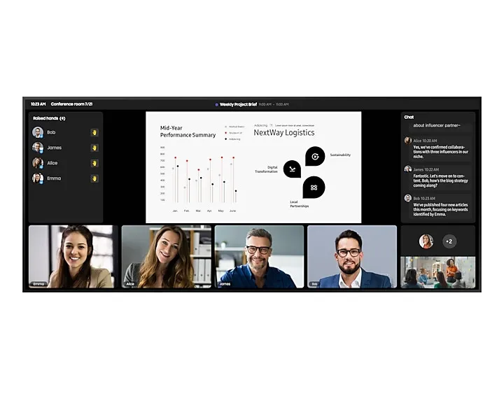 Samsung 105" Ultrawide Premium Professional Signage Display QP105DX-5K