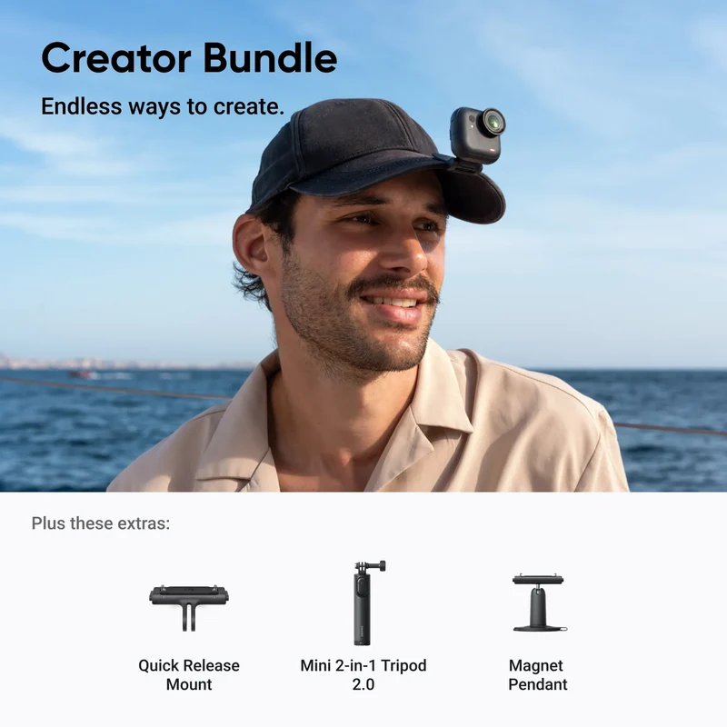 Insta360 GO ULTRA Creator Bundle Black Version