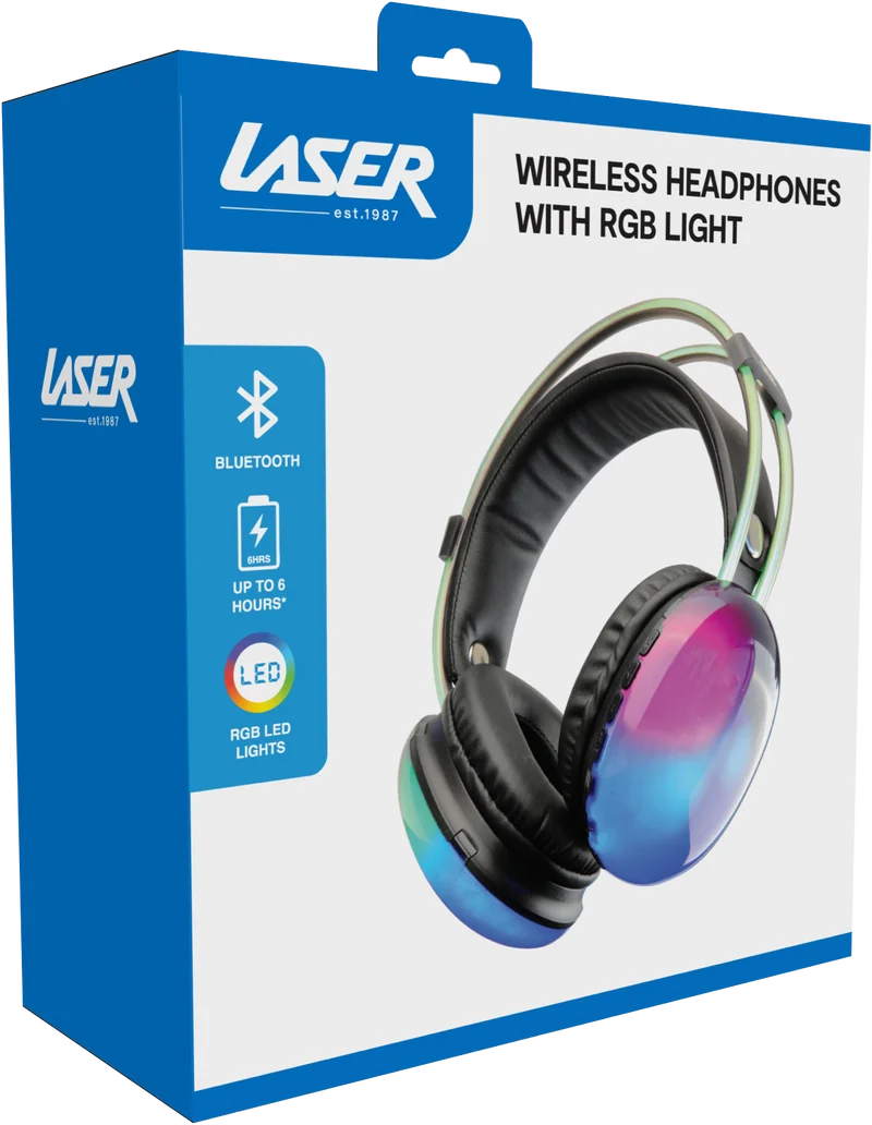 Laser RGB Bluetooth Gaming Headset