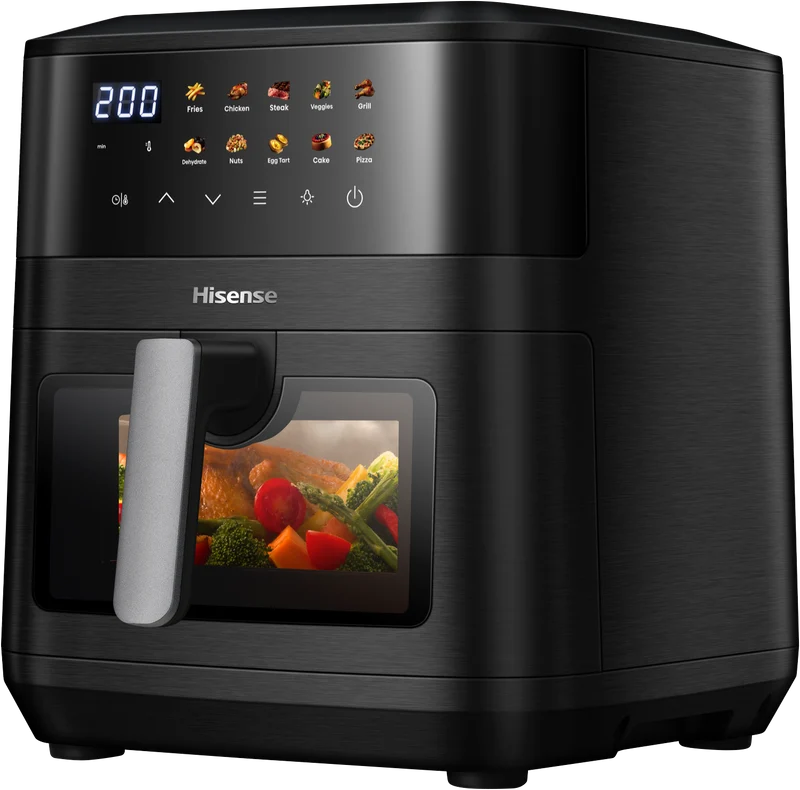 Hisense 8 Litre Air Fryer With Window And Colour display