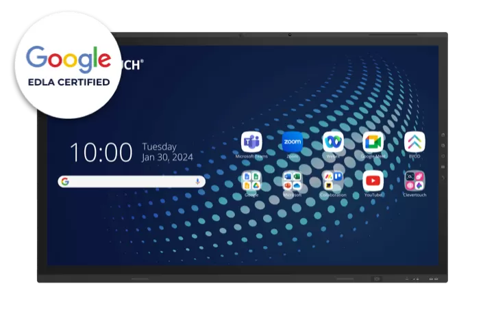 Clevertouch Pro Edge Series - Perfekt für interaktive Klassenzimmer und hybride Lernräume