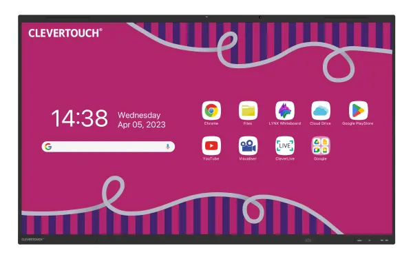 Clevertouch impact LUX-Serie, EDLA zertifizierte Touchdisplays