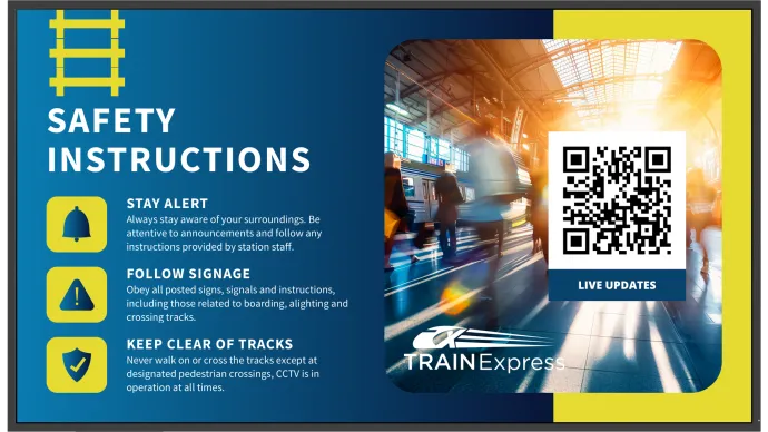 Clevertouch Cleverlive CL Pro XTR Serie 24/7 Digital Signage Display