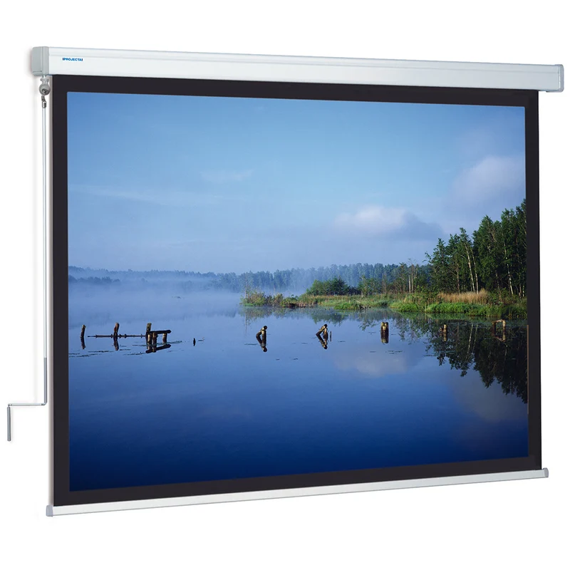 Da-Lite Compact Manuelle Rolloleinwand mit Handkurbel