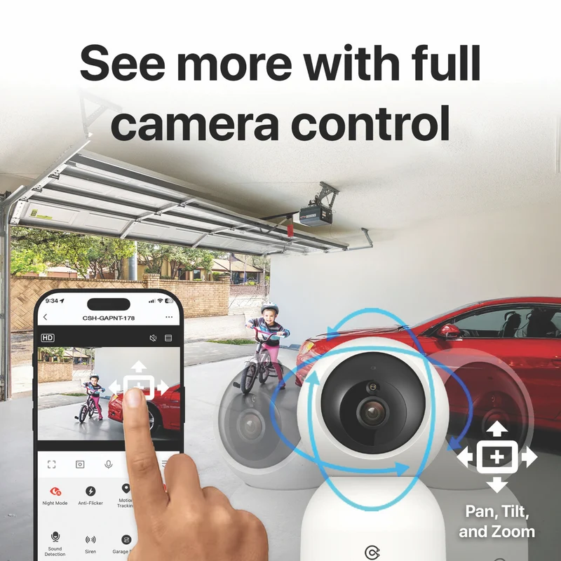 Connect SmartHome Garage Door Opener & Pan Tilt Camera