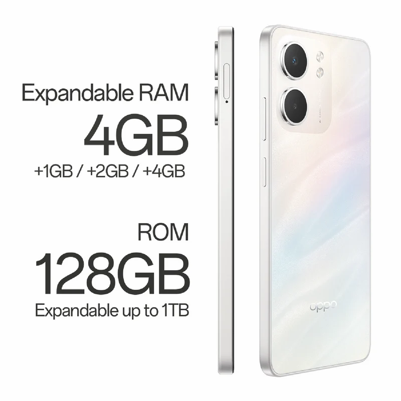 OPPO A5x 128GB Laser White