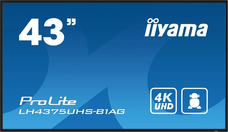 iiyama ProLite LH-75UHS-B1AG – 4K UHD-Display für Business-Kommunikation & Digital Signage