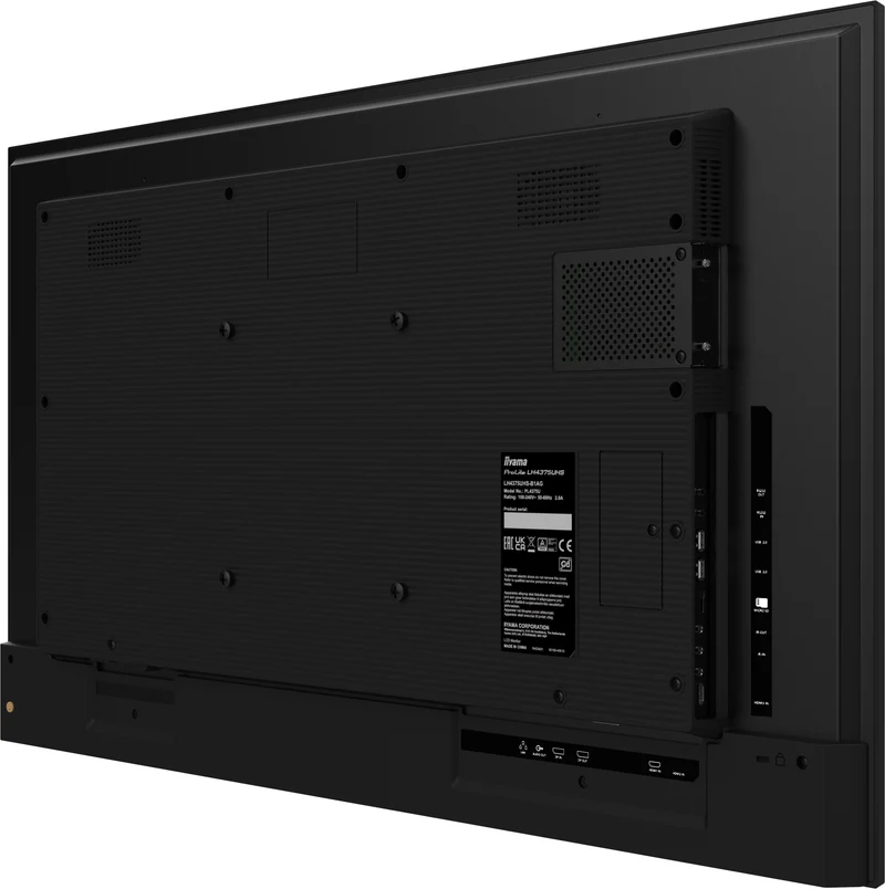 iiyama ProLite LH-75UHS-B1AG – 4K UHD-Display für Business-Kommunikation & Digital Signage