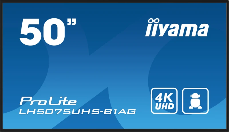 iiyama ProLite LH-75UHS-B1AG – 4K UHD-Display für Business-Kommunikation & Digital Signage