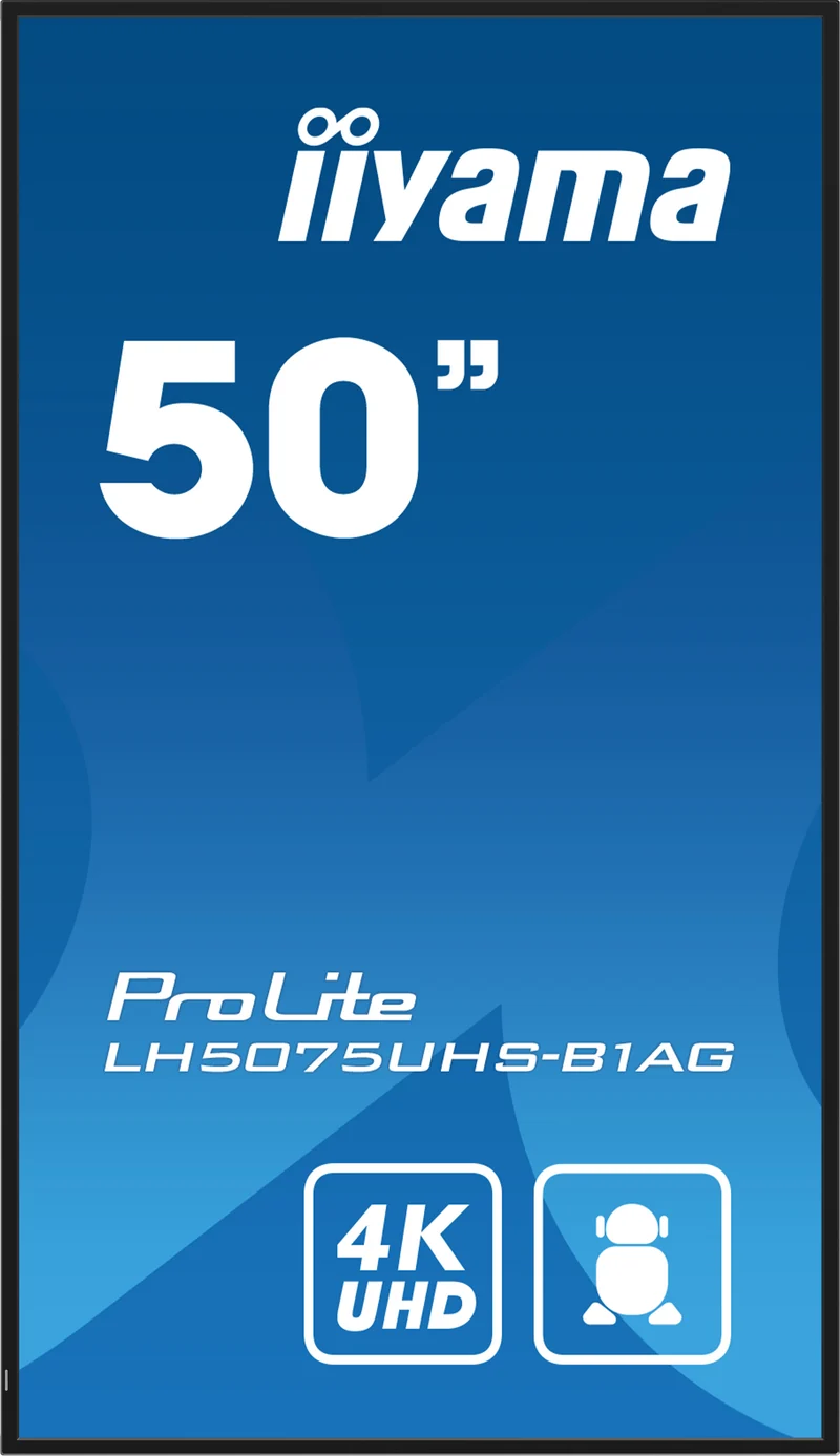 iiyama ProLite LH-75UHS-B1AG – 4K UHD-Display für Business-Kommunikation & Digital Signage