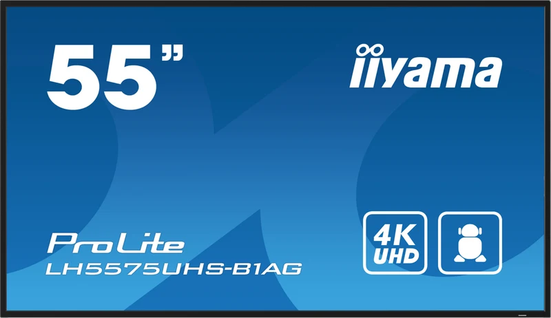iiyama ProLite LH-75UHS-B1AG – 4K UHD-Display für Business-Kommunikation & Digital Signage