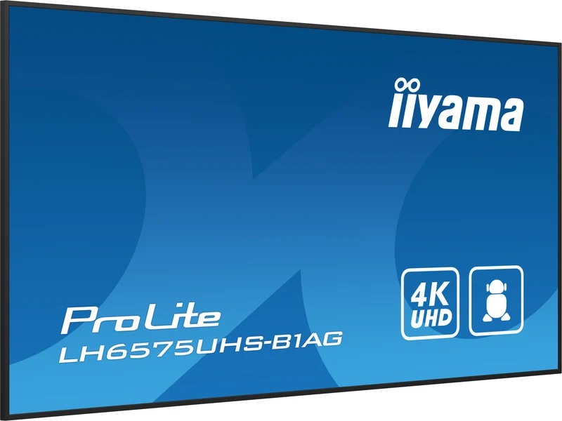 iiyama ProLite LH-75UHS-B1AG – 4K UHD-Display für Business-Kommunikation & Digital Signage