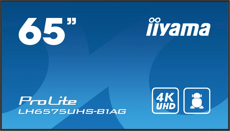 iiyama ProLite LH-75UHS-B1AG – 4K UHD-Display für Business-Kommunikation & Digital Signage