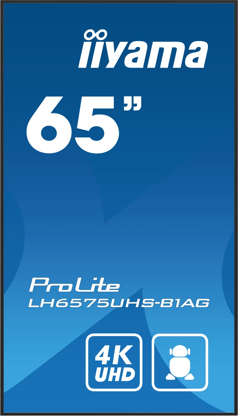 iiyama ProLite LH-75UHS-B1AG – 4K UHD-Display für Business-Kommunikation & Digital Signage