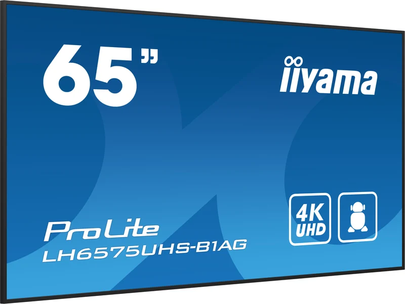 iiyama ProLite LH-75UHS-B1AG – 4K UHD-Display für Business-Kommunikation & Digital Signage