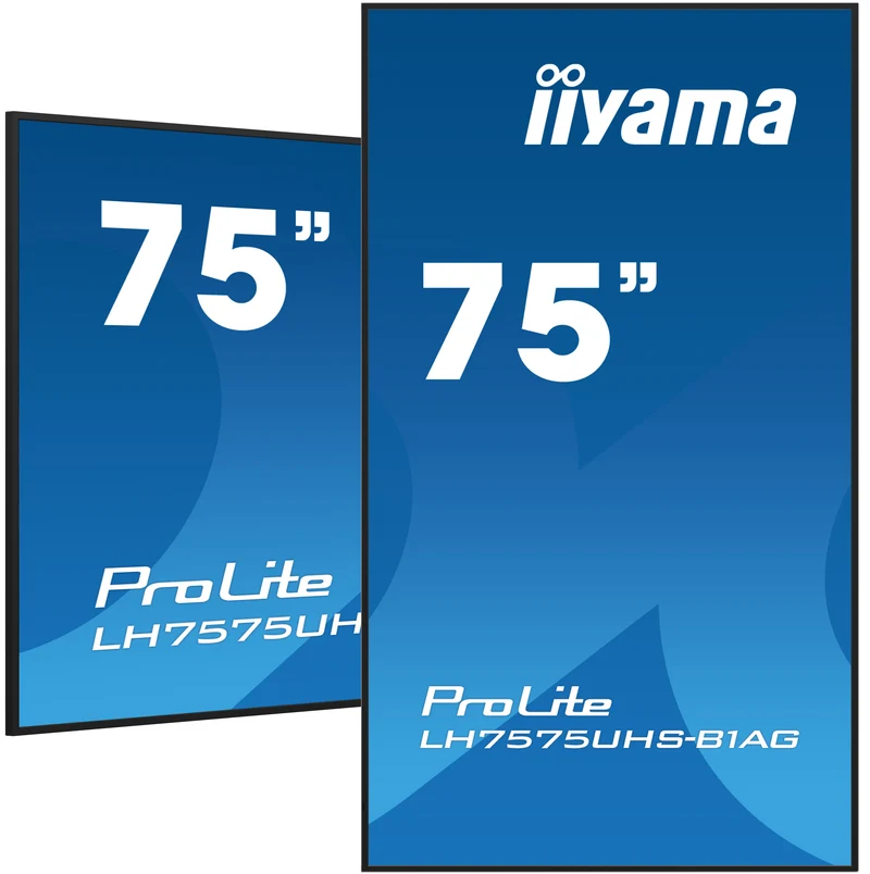 iiyama ProLite LH-75UHS-B1AG – 4K UHD-Display für Business-Kommunikation & Digital Signage