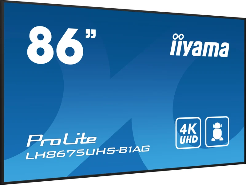 iiyama ProLite LH-75UHS-B1AG – 4K UHD-Display für Business-Kommunikation & Digital Signage