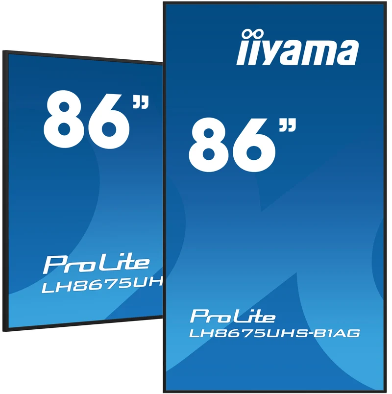 iiyama ProLite LH-75UHS-B1AG – 4K UHD-Display für Business-Kommunikation & Digital Signage