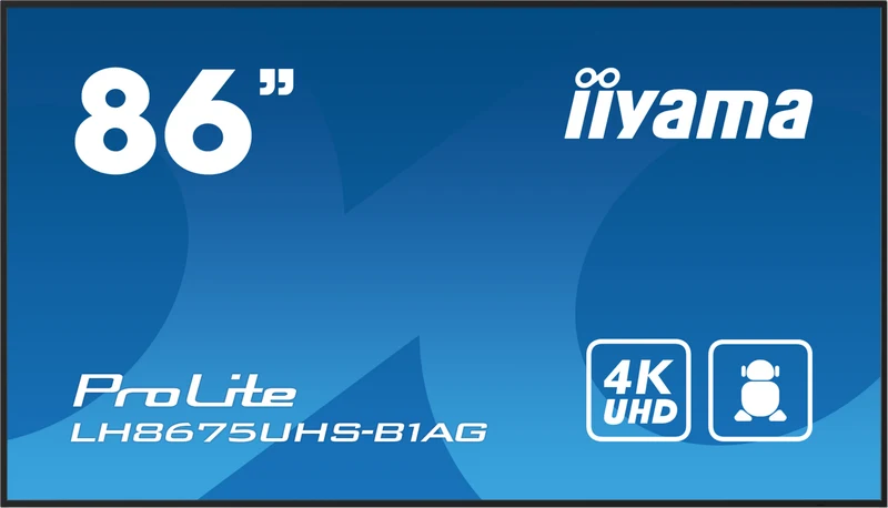 iiyama ProLite LH-75UHS-B1AG – 4K UHD-Display für Business-Kommunikation & Digital Signage