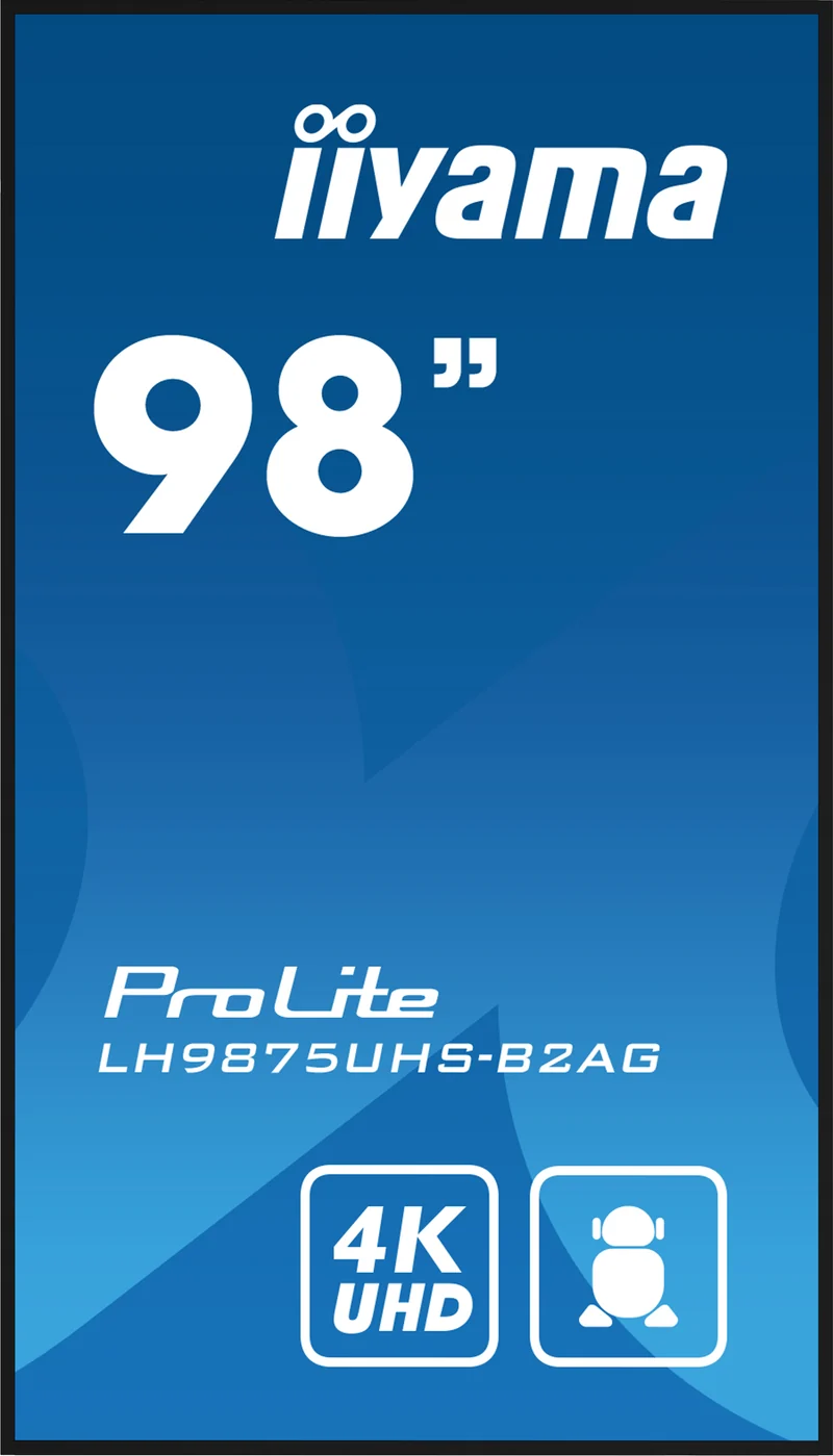 iiyama ProLite LH-75UHS-B1AG – 4K UHD-Display für Business-Kommunikation & Digital Signage