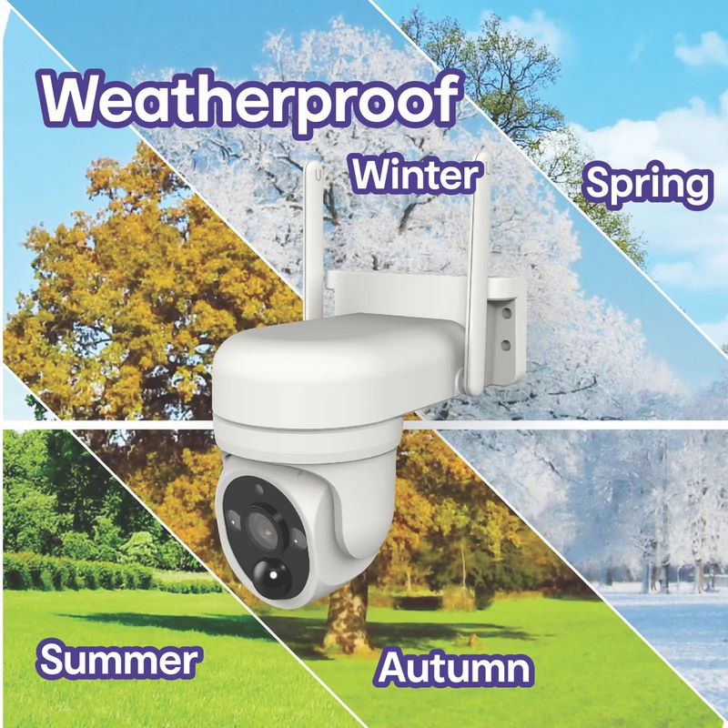 Connect SmartHome Outdoor Pan & Tilt camera with Solar