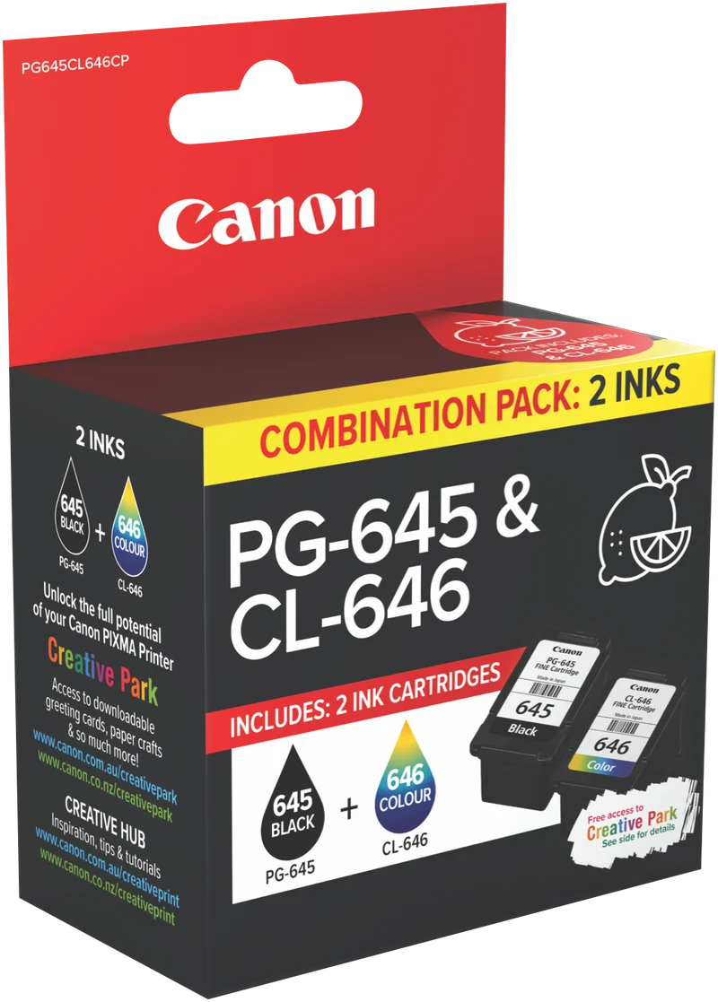 Canon PG645 & CL646 Value Pack Ink Cartridge