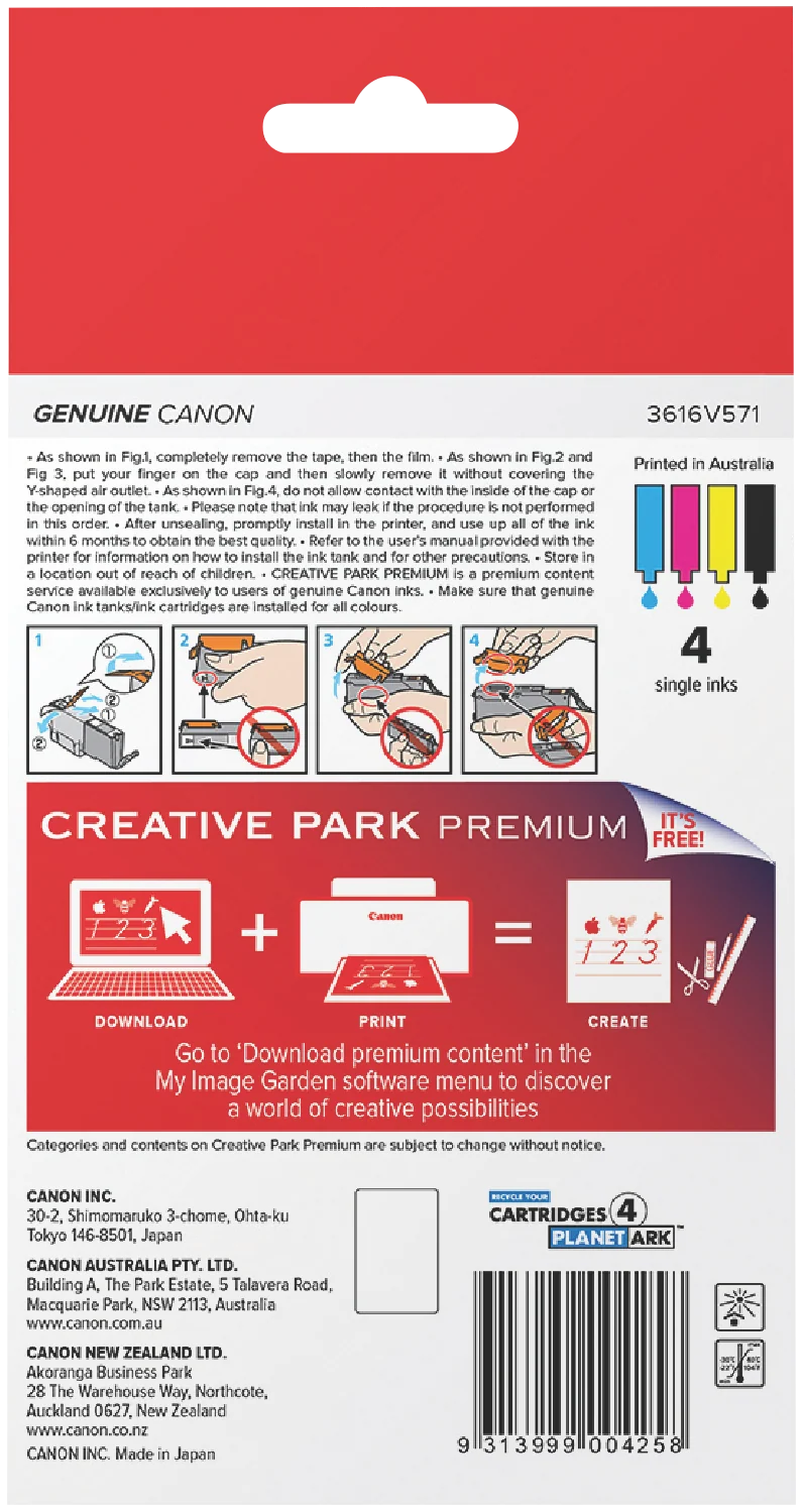 Canon CLI681VP Value Pack Ink Cartridge